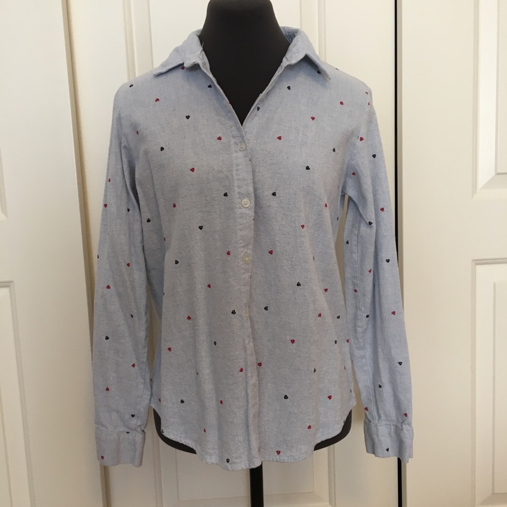 Heart Button Shirt ❤️💙